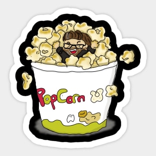 Popcorn Rob Sticker